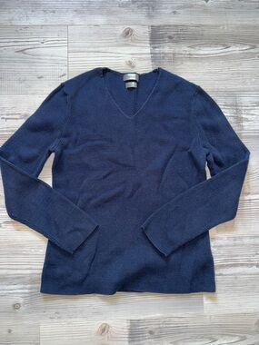 Van Heusen V-Neck Long Sleeve, Size Large